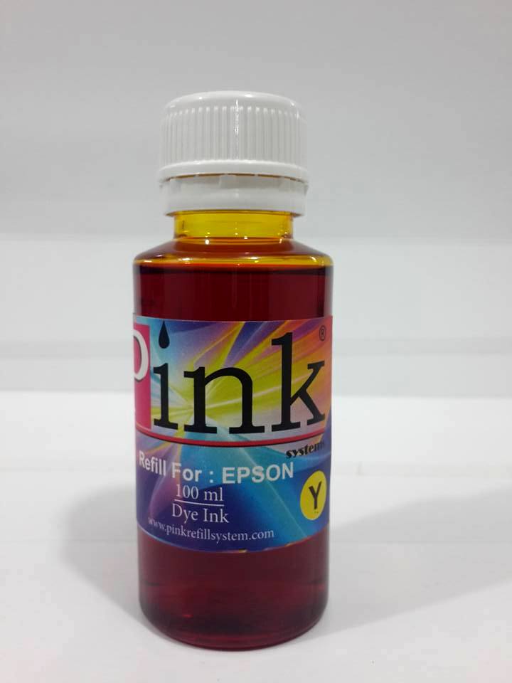 Tinta Refill Pink Epson Dye Yellow 100ml