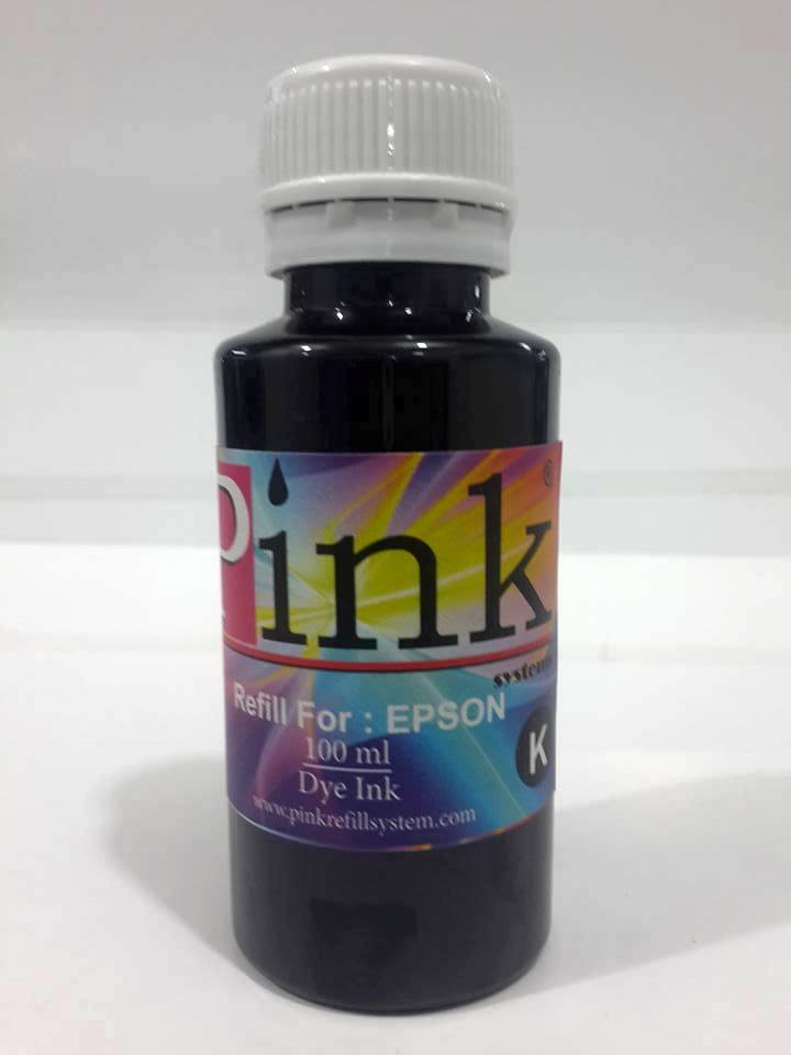 Tinta Refill Pink Epson Dye Black 100ml