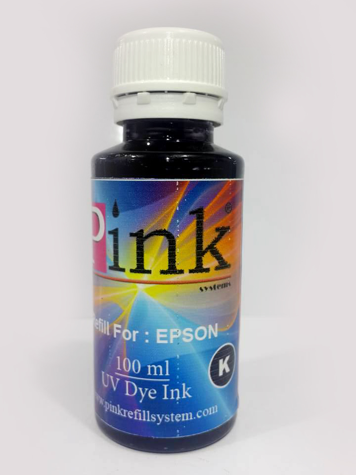 Tinta Refill Pink Epson UV Black 100ml