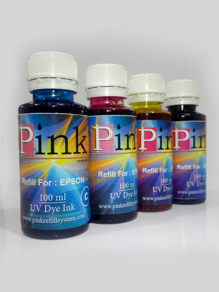 Tinta Refill Pink Epson UV 4 Colours 100ml