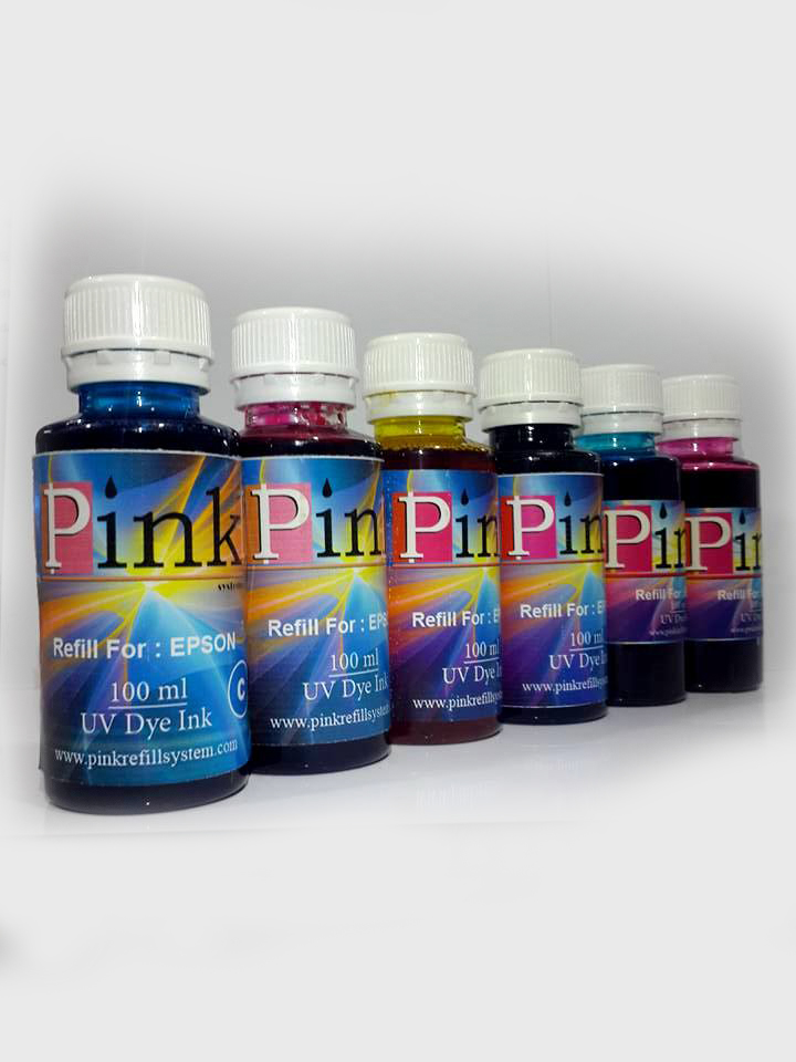Tinta Refill Pink Epson UV 6 Colours 100ml