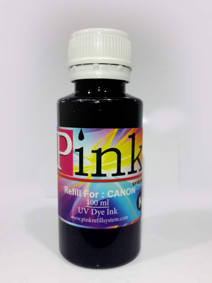 Tinta Refill Pink Canon UV Black 100ml