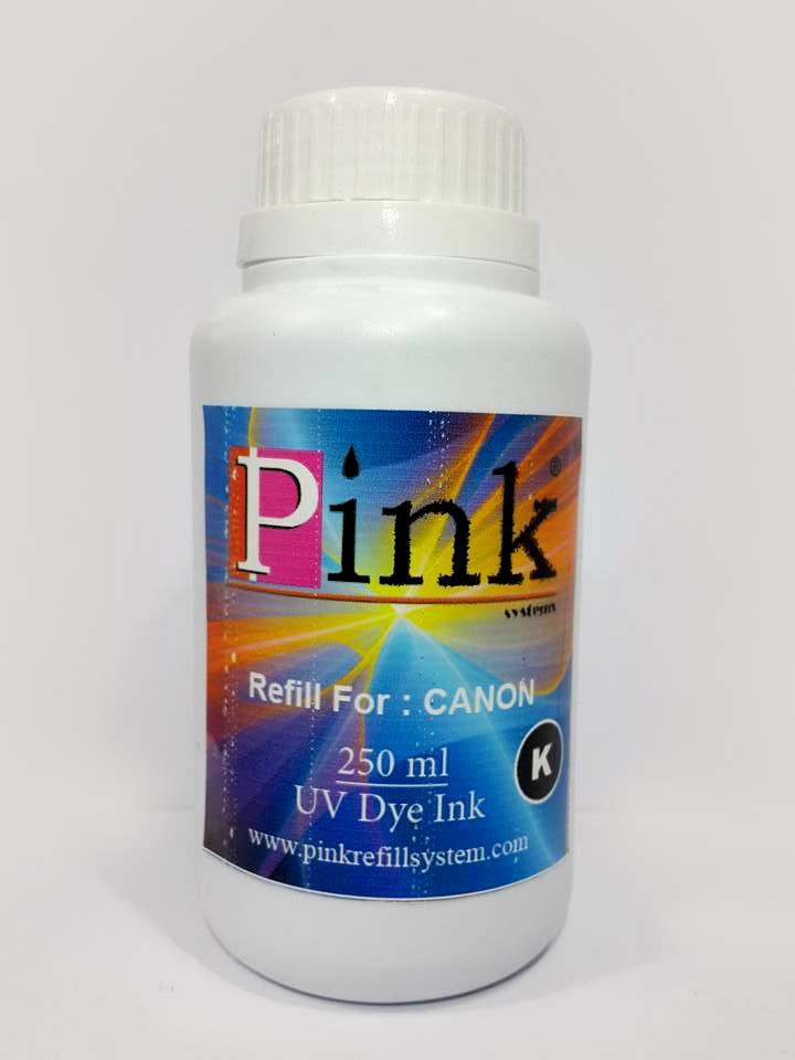 Tinta Refill Pink Canon UV Black 250ml
