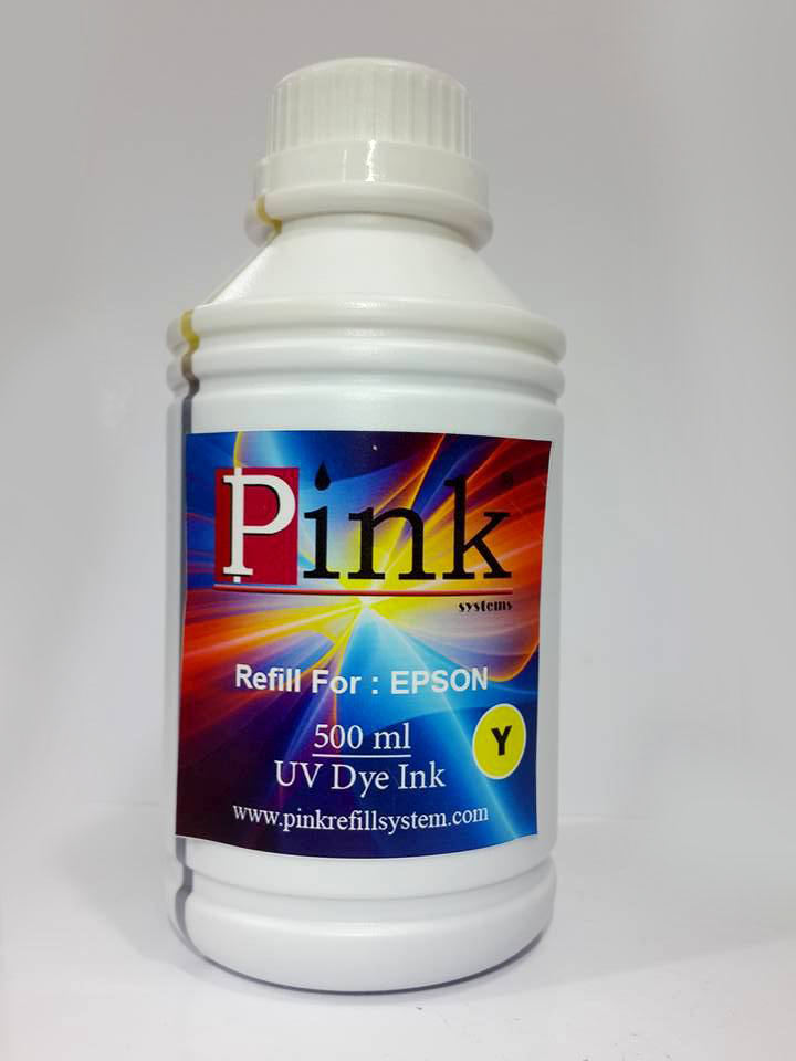 Tinta Refill Pink Epson UV Yellow 500ml