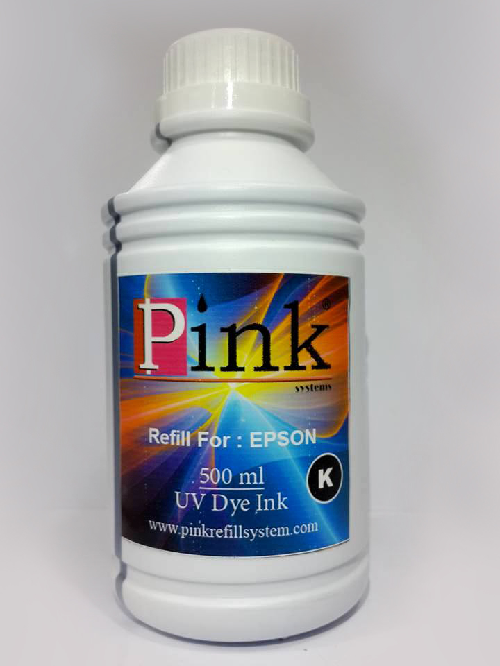 Tinta Refill Pink Epson UV Black 500ml