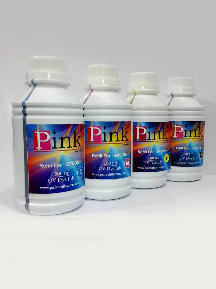 Tinta Refill Pink Epson UV 4 Colours 500ml